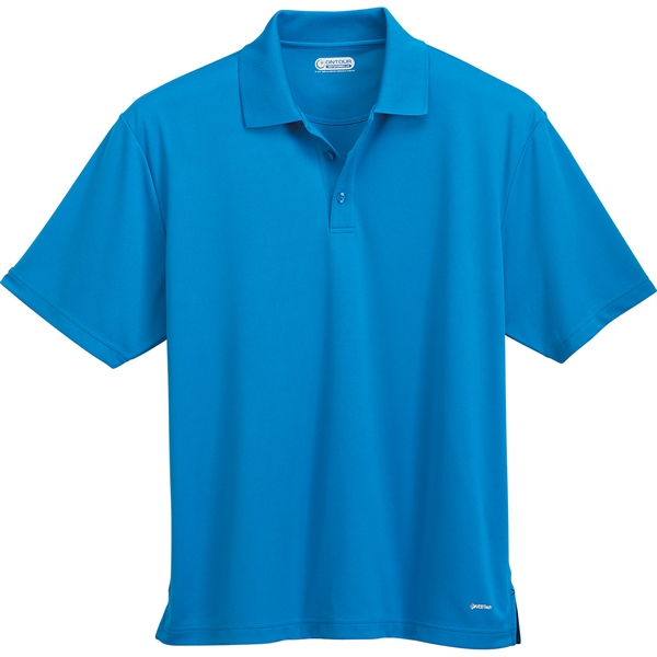 Download Men's Moreno Text Micro Short Sleeve Polo | HSA ...