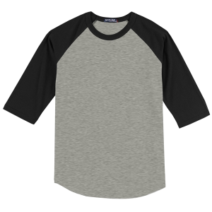 Sport-Tek Youth Colorblock Raglan Jersey.