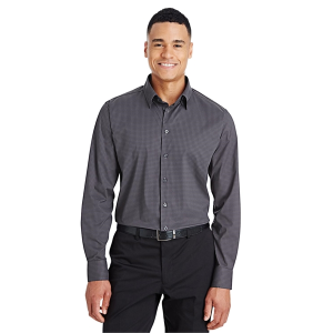 Devon & Jones CrownLux Performance® Men's Tonal Mini Check Woven Shirt