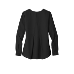 Port Authority Women's Long Sleeve Button-Front Blouse.