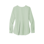 Port Authority Women's Long Sleeve Button-Front Blouse.