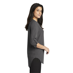 Port Authority Women's 3/4-Sleeve Tunic Blouse.