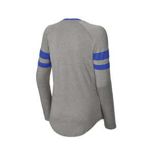 Sport-Tek Ladies Halftime Stripe Long Sleeve V-Neck Tee