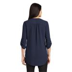 Port Authority Women's 3/4-Sleeve Tunic Blouse.