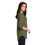 Port Authority Women's 3/4-Sleeve Tunic Blouse.